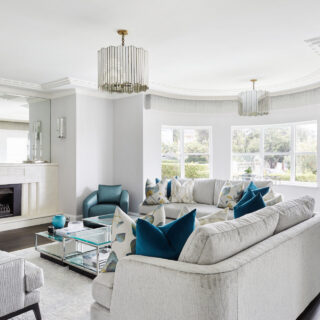 Exquisite formal living room in high end home in Sydney's Eastern Suburbs